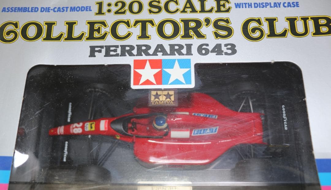 タミヤ製１／２０　コレクターズクラブ　フェラーリ６４３　Ｊ・アレジ　完成品