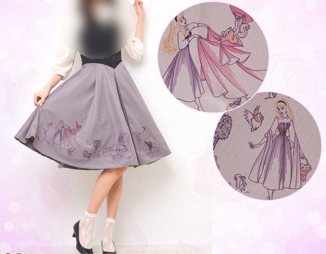 シークレットハニー ブライアローズ スカート　オーロラ姫　ディズニー