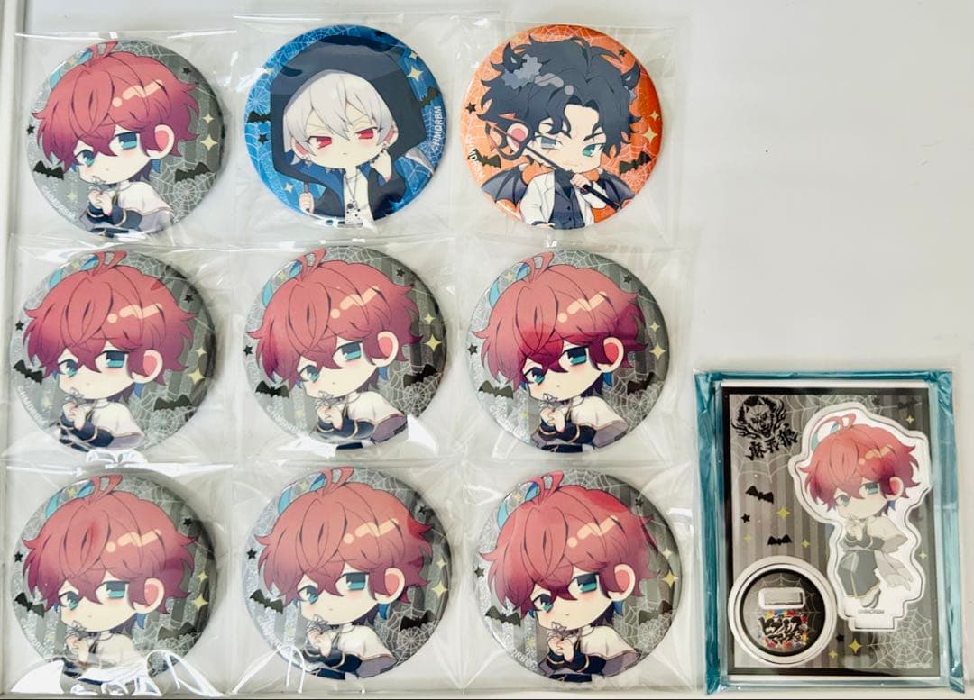 マルイ　缶バッジ、アクリルスタンド　独歩・左馬刻・零