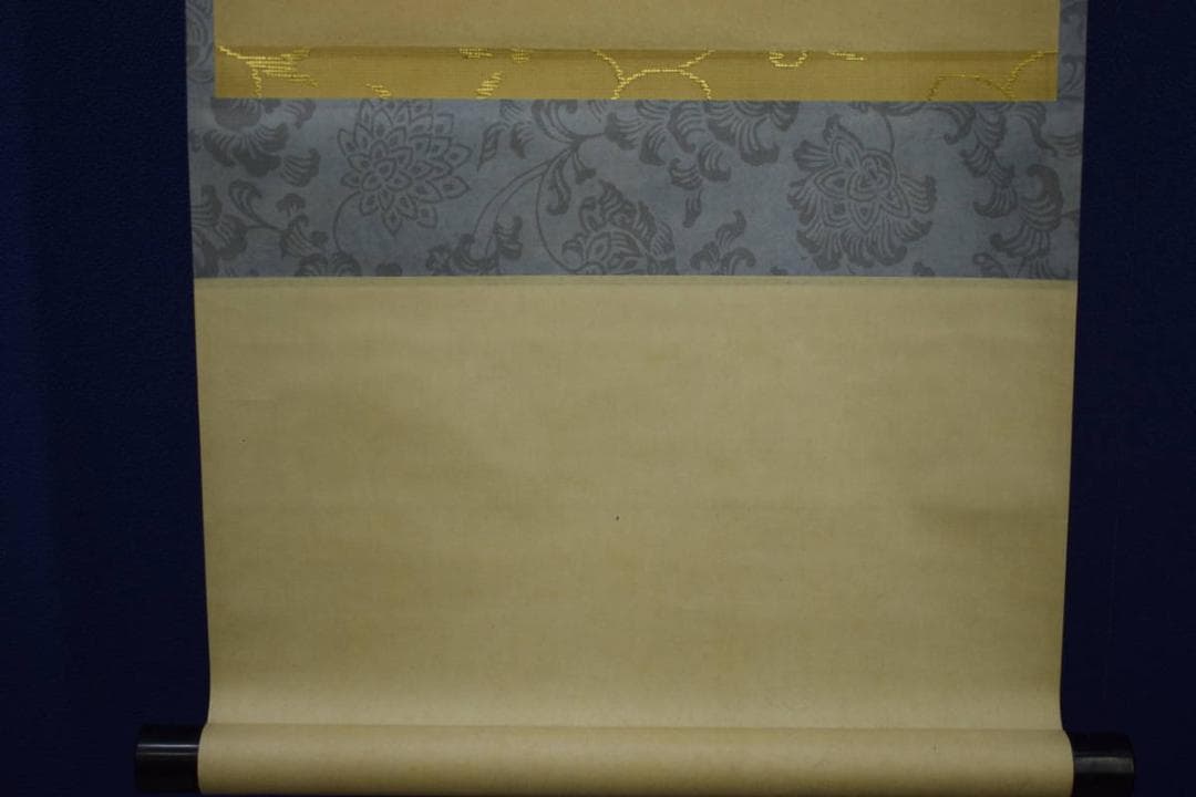 真作/狩野晴川院/山水図/布袋屋掛軸HJ-1000