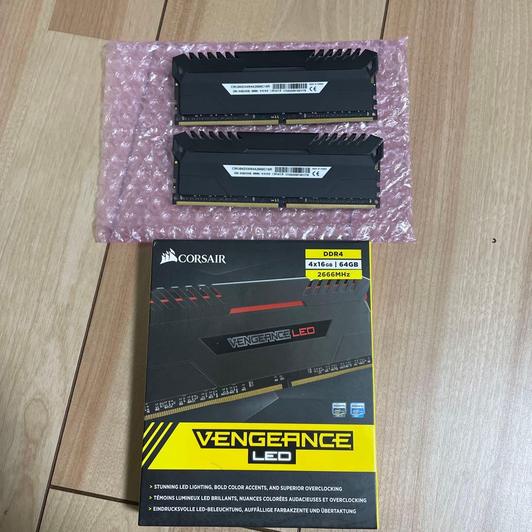 DDR4-2666メモリ Corsair (16GB×2)