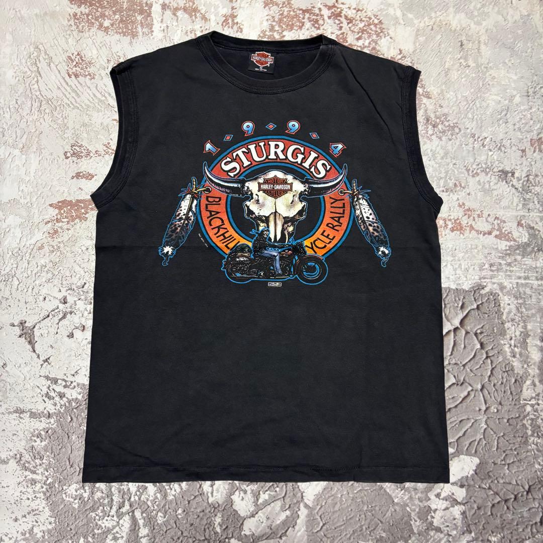 【極レア】ビンテージ 90s ハーレーダビッドソン HARLEY ノースリーブ