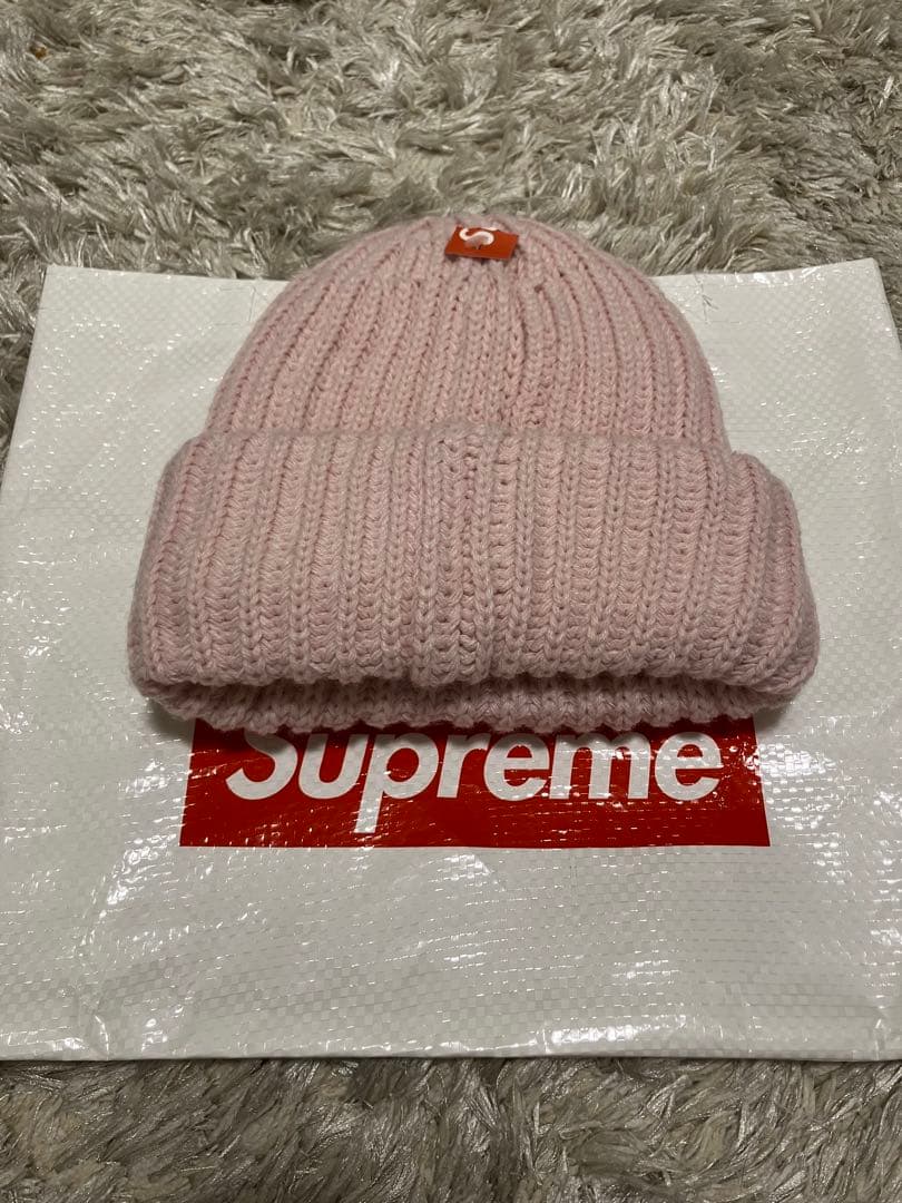 帽子 supreme Classic Logo ChunkyRibbed Beanie