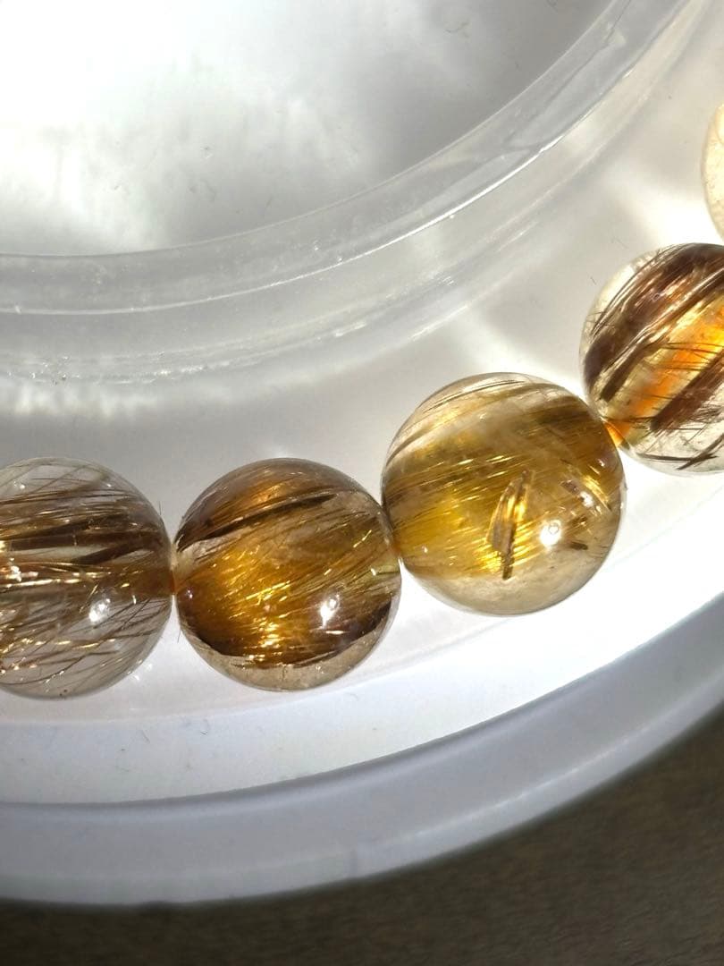 ハイグレード！！　タイガータイチンルチルブレス8㎜（新品未使用）キャッツ入り