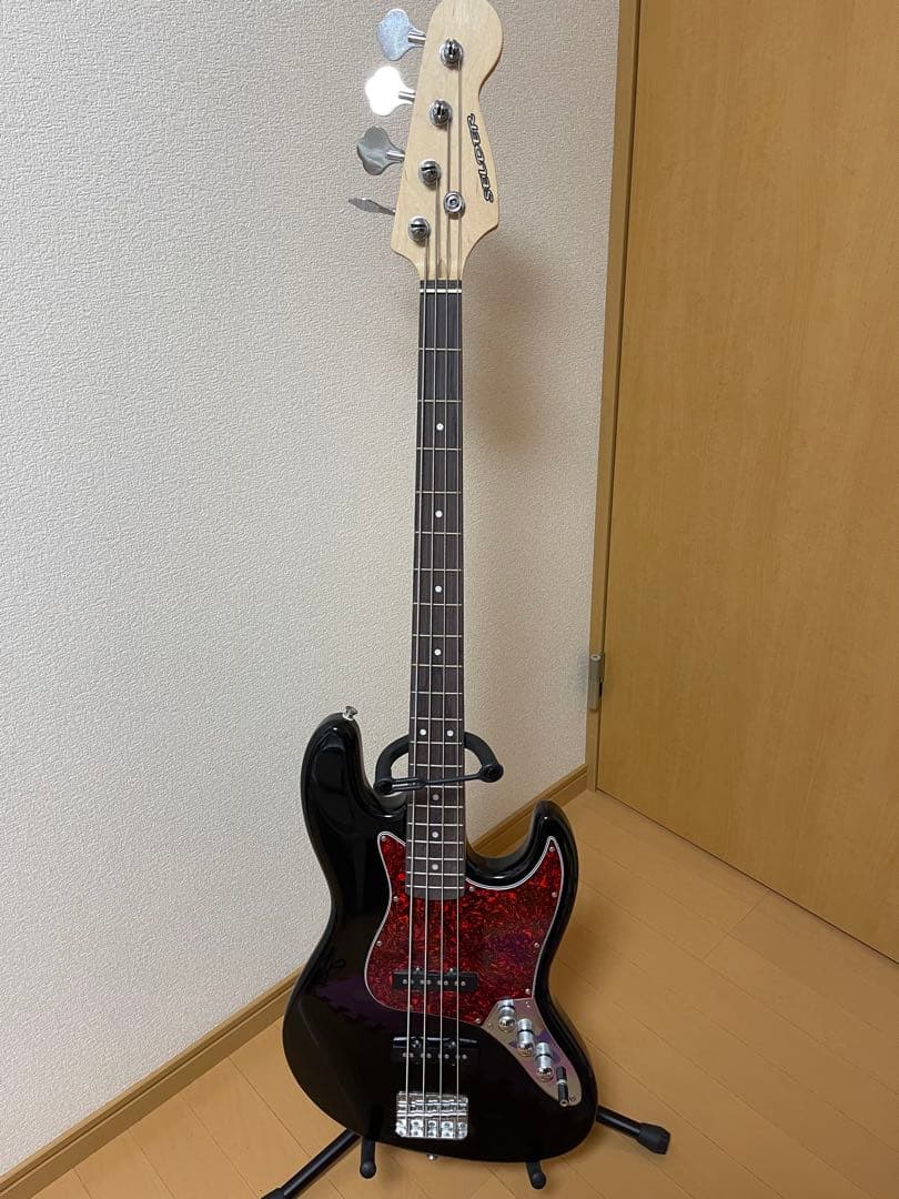 SELDER エレキベース 付属品あり ほぼ未使用 美品 赤鼈甲ピックガード