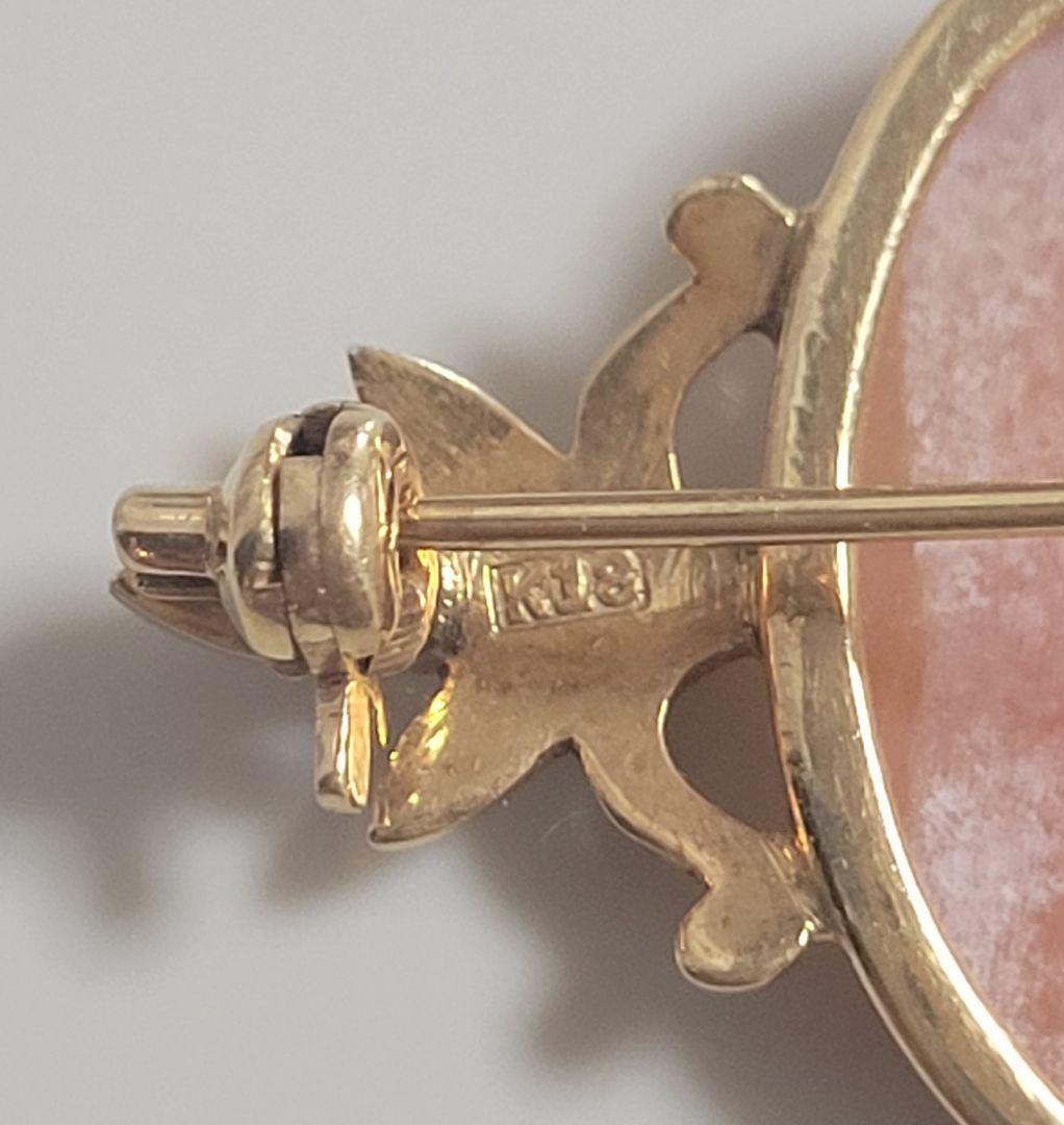 カメオスタイル 　K18　ブローチ