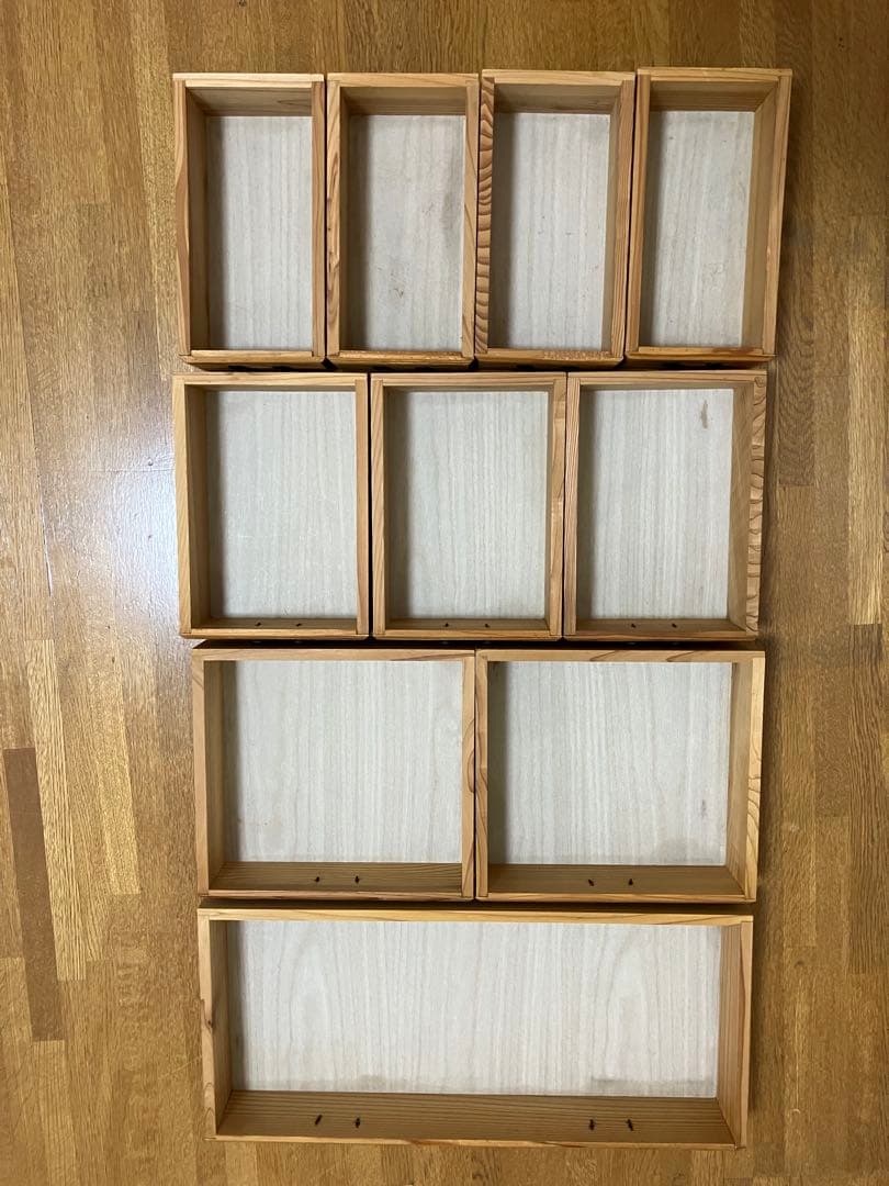 【レトロな引き出し箪笥】薬箱　木箱　木製　時代箪笥　古物　骨董