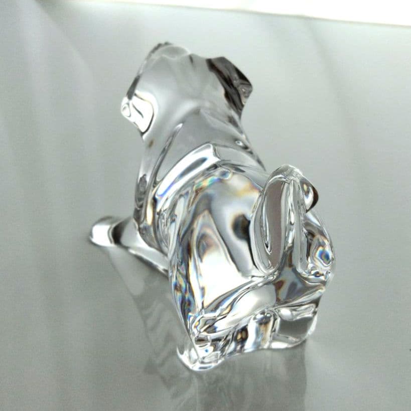 【新品】バカラ　犬　ドック 動物 　置物　 パグ　ブルドック ボストンテリア