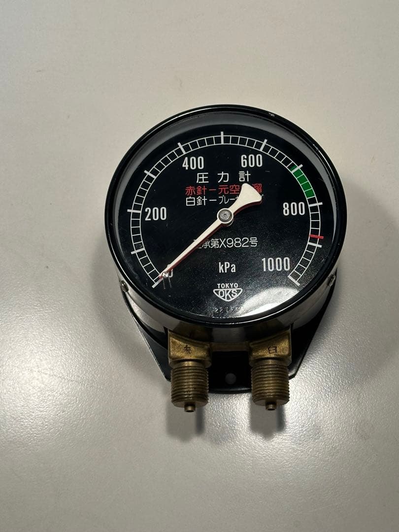 圧力計 X982 1000kPa 黒色