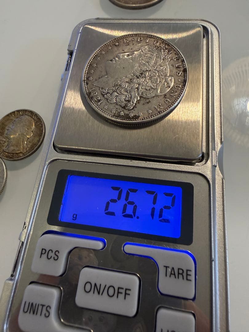 モルガンダラー　ピースダラー クォーター　銀貨　銀製