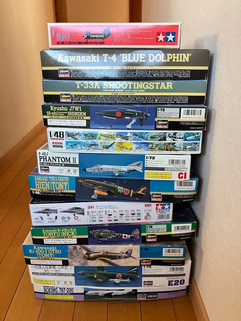 航空機プラモデルセット多数