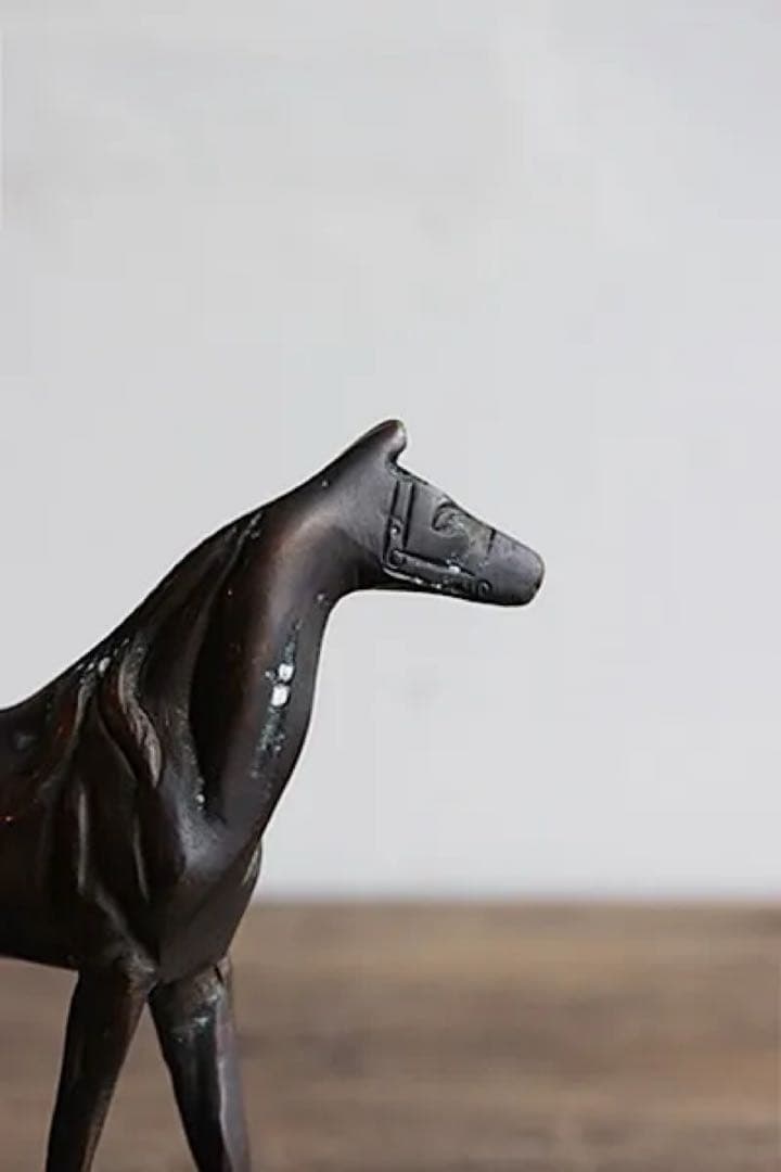 フランスアンティーク　ブロンズ　馬