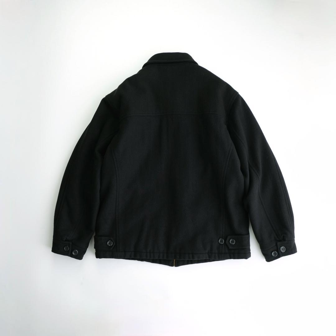 JOHN HENRY 中綿入りウールジャケット 黒 ブラック M