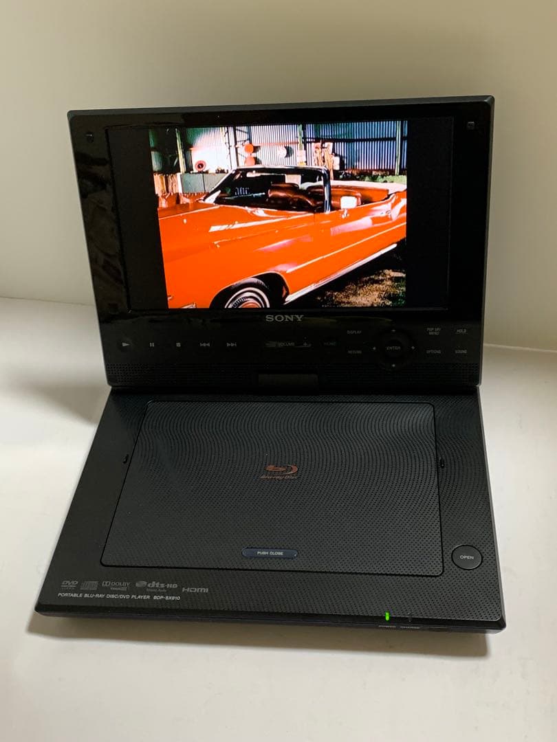 SONY ポータブルブルーレイ/DVDプレーヤー BDP-SX910 動作品