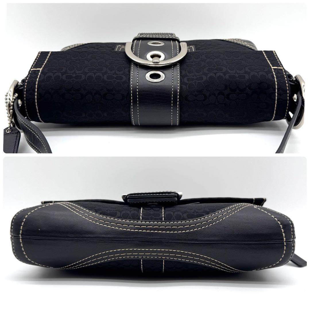 未使用級✨COACH コーチ ソーホー シグネチャー ワンショルダーバッグ 黒