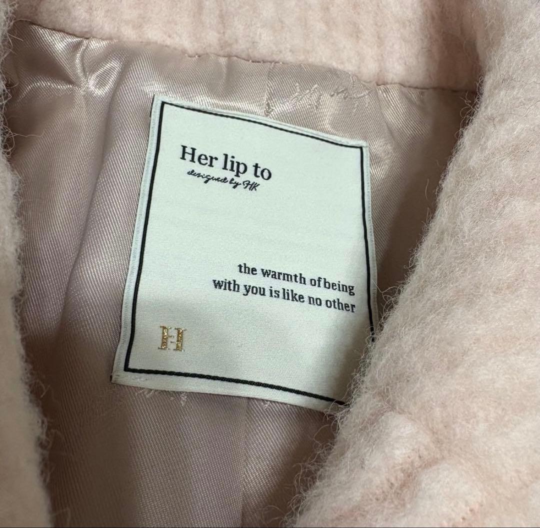 美品　herlipto Odette Wool-Blend Coat S