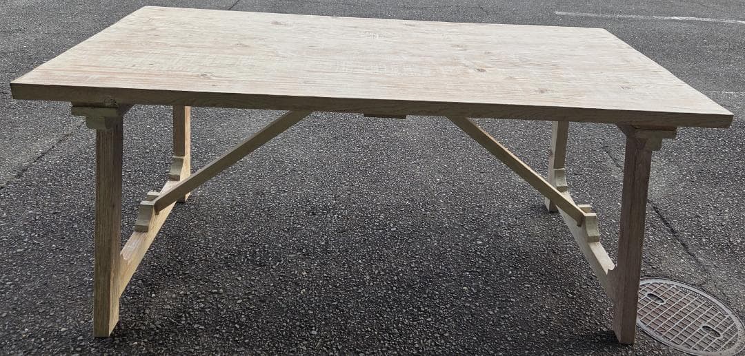 〈現状渡し〉関家具 nora. エラ ella ダイニングテーブル パイン古材