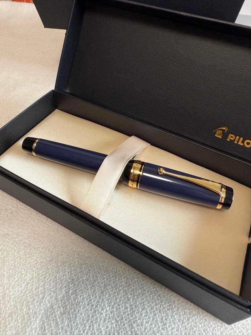 パイロット万年筆カスタム漆　紺青