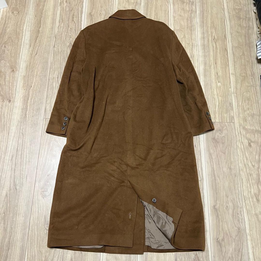 カシミア90% 高級 enricodomari コート 美品 R-6987