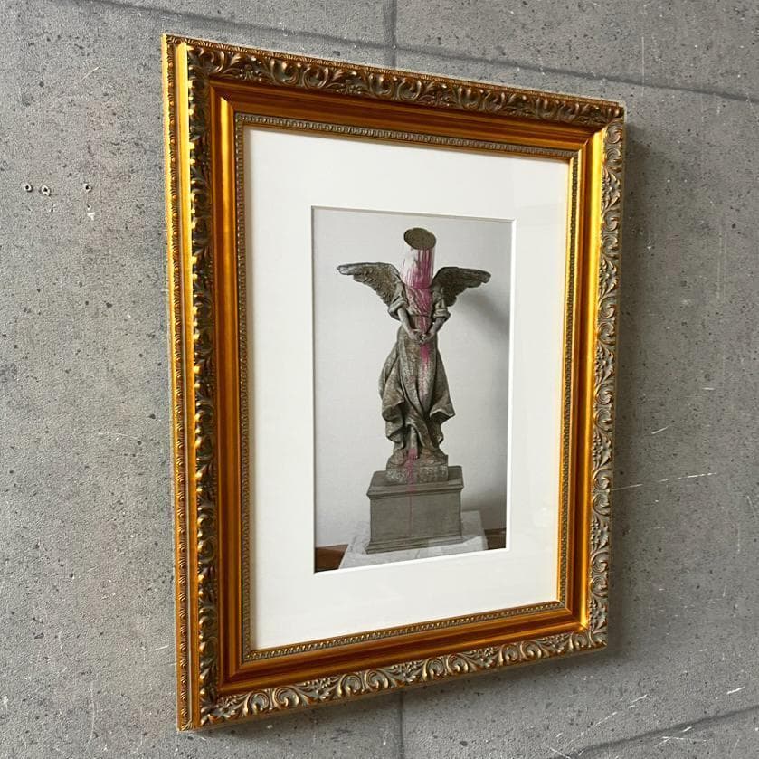 【限定額装】Banksy Angel with Paint プリント/バンクシー