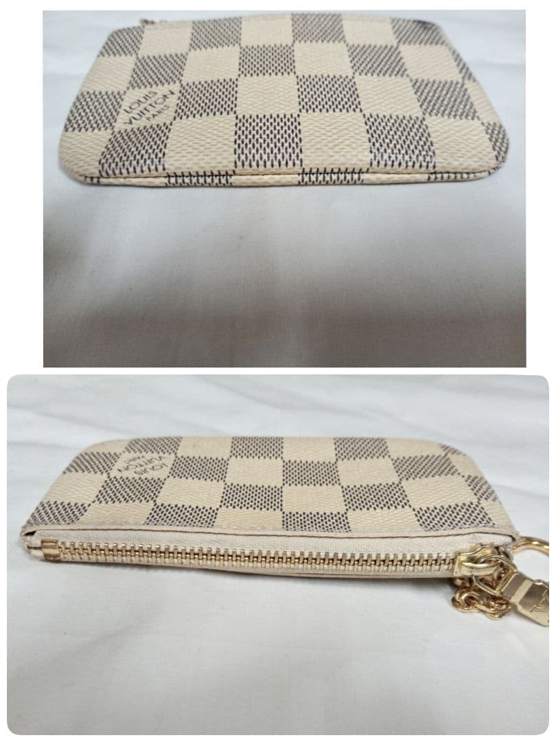 R☆ルイ・ヴィトン　ダミエ　アズール　ポシェットクレ　 ケース　小銭入れ