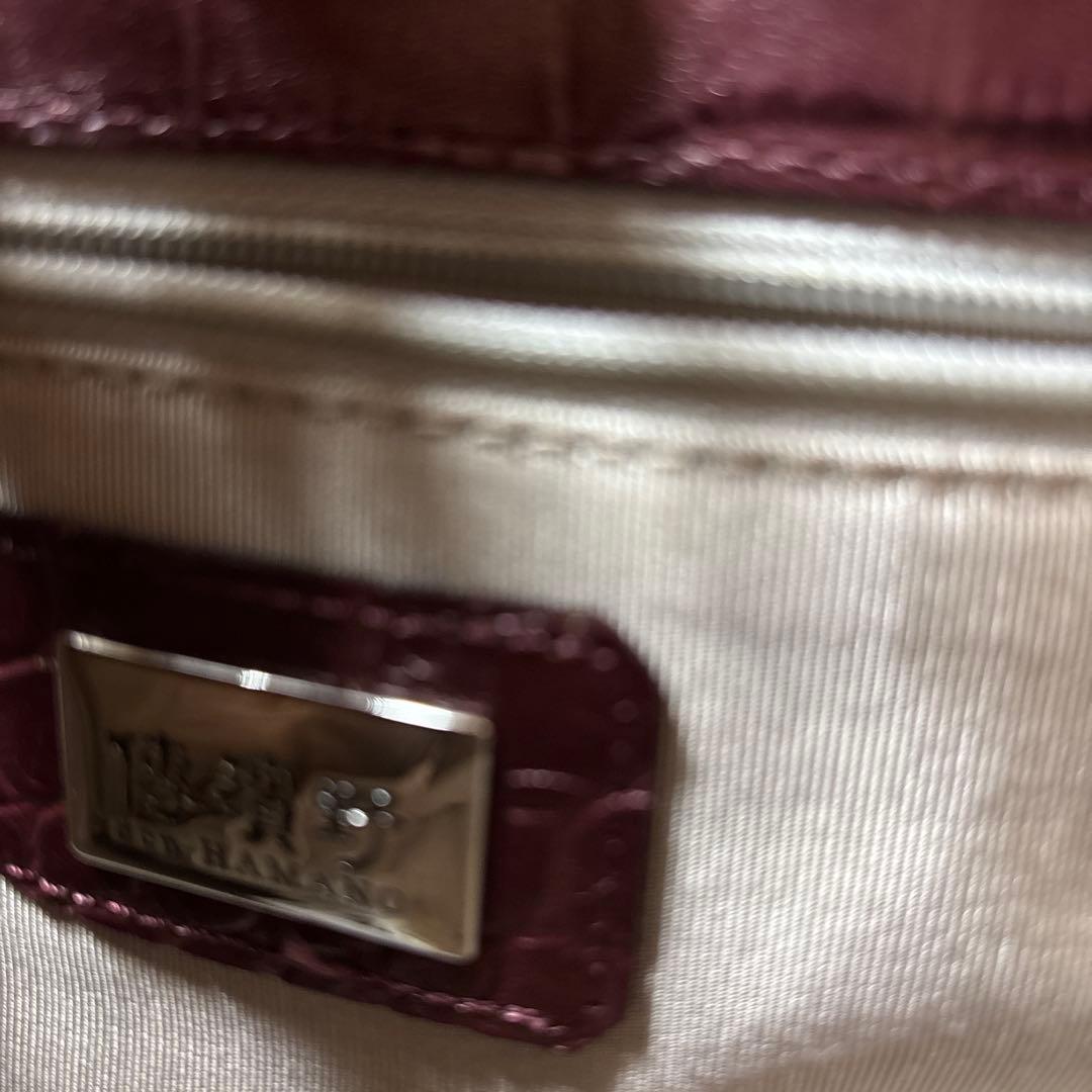 傳濱野クラッシーアーバントート　クロコ型押し　ミニ