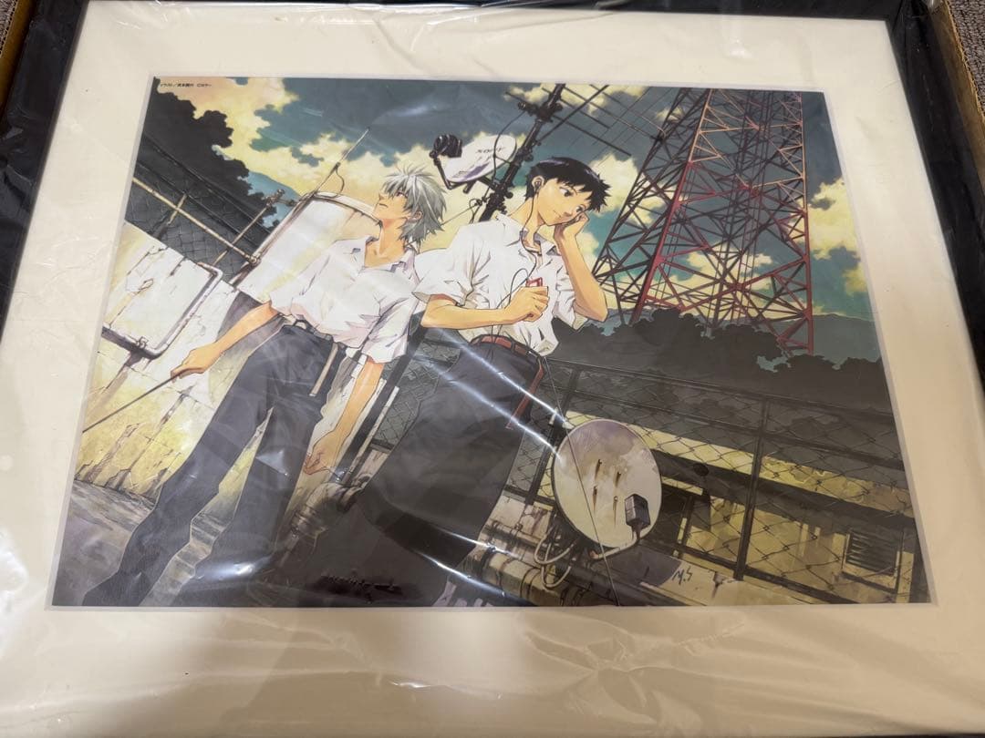 エヴァンゲリオン　複製原画　碇シンジ 渚カヲル