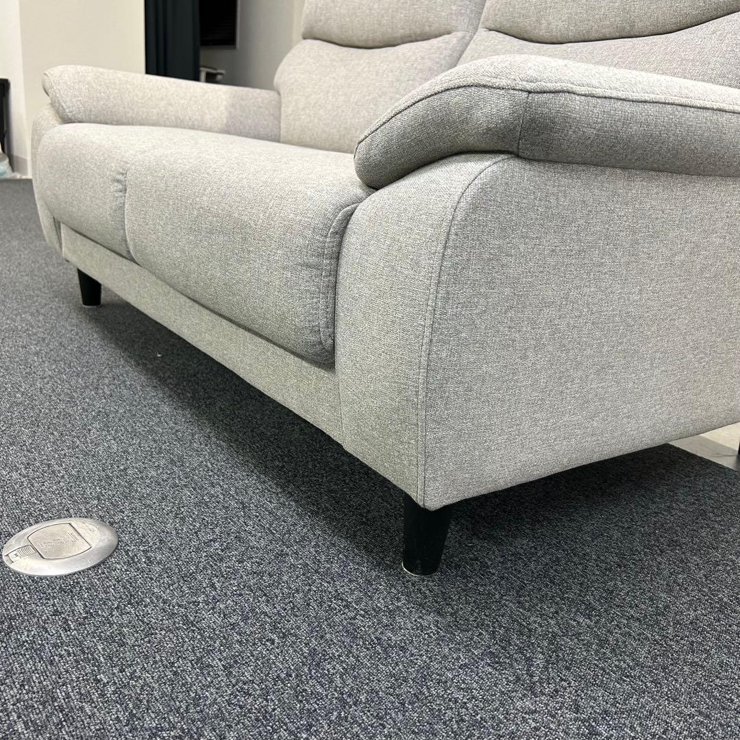 【美品】ニトリ　2人掛け布張りソファ(MK02 KD MO)　送料込み