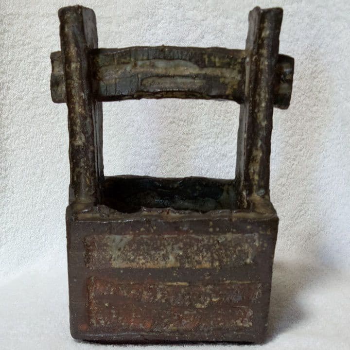 宇田川抱青　花器　花瓶　花活け　工芸品