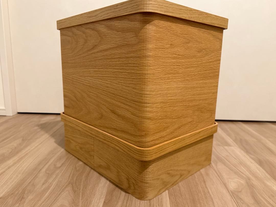 曲木のケーブルボックス 大小セット 加藤順子 dinos コラボ商品