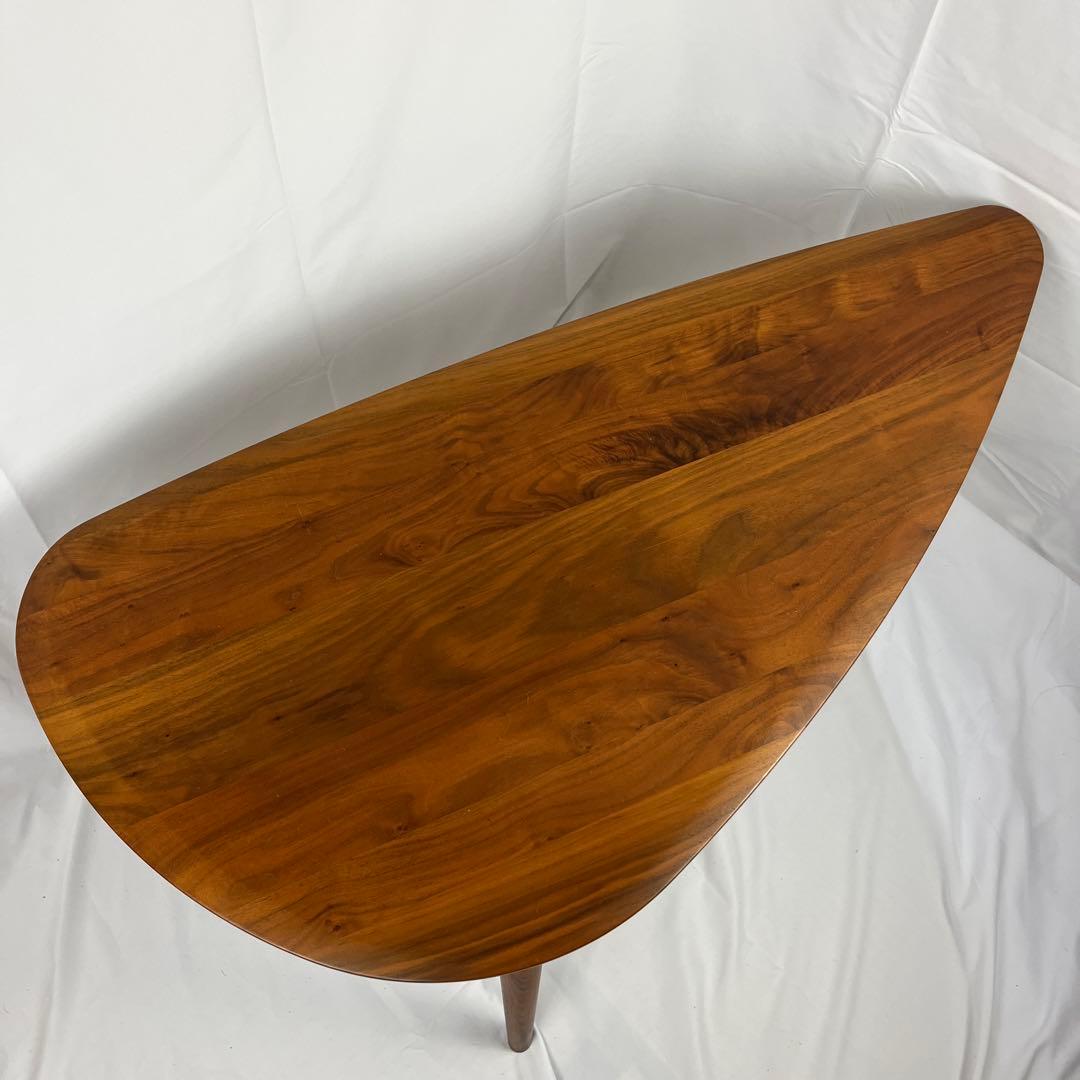 【直接引き取り価格】ナガノインテリア ローテーブル ウォルナット 幅110cm