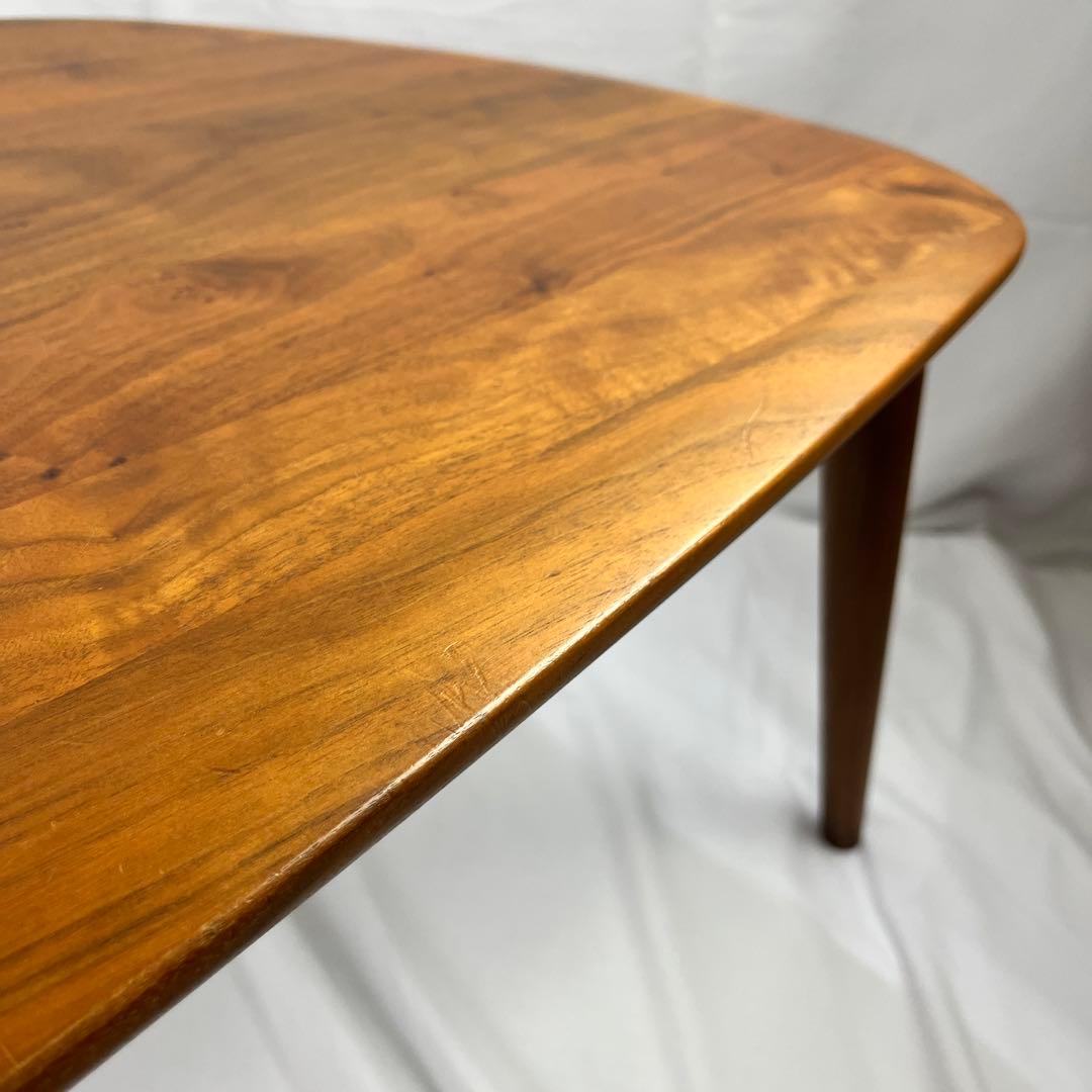 【直接引き取り価格】ナガノインテリア ローテーブル ウォルナット 幅110cm