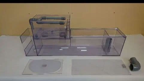 moonhad　90アクリル水槽用　上面フィルタースノコ、接続ホース付き