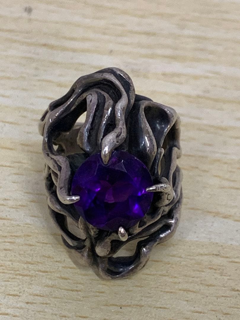 【超希少】廃盤品 TAUJAN アメジスト 美品 リング 18号
