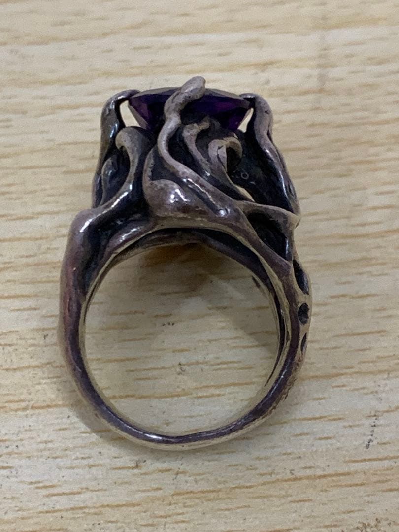 【超希少】廃盤品 TAUJAN アメジスト 美品 リング 18号