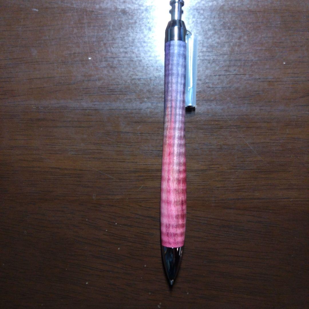 美品　YI工房 スタビライズドウッド シャープペンシル 栃縮杢