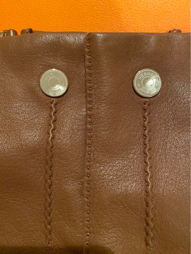 HERMES ラムレザー　メンズ手袋