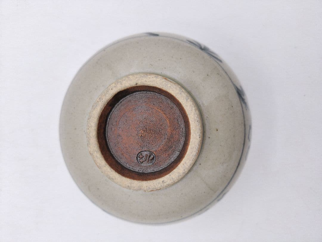 c741 【新品・未使用】茶碗 善所焼 安南写七賢人 淡海陽炎園 木箱 茶道具