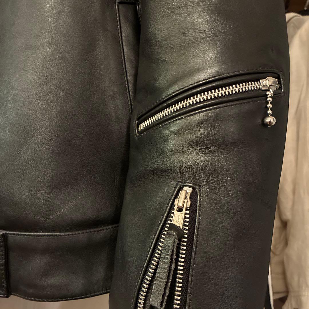 シングルライダースジャケット　ホーンワークス‼️値下げ‼️早い者勝ち