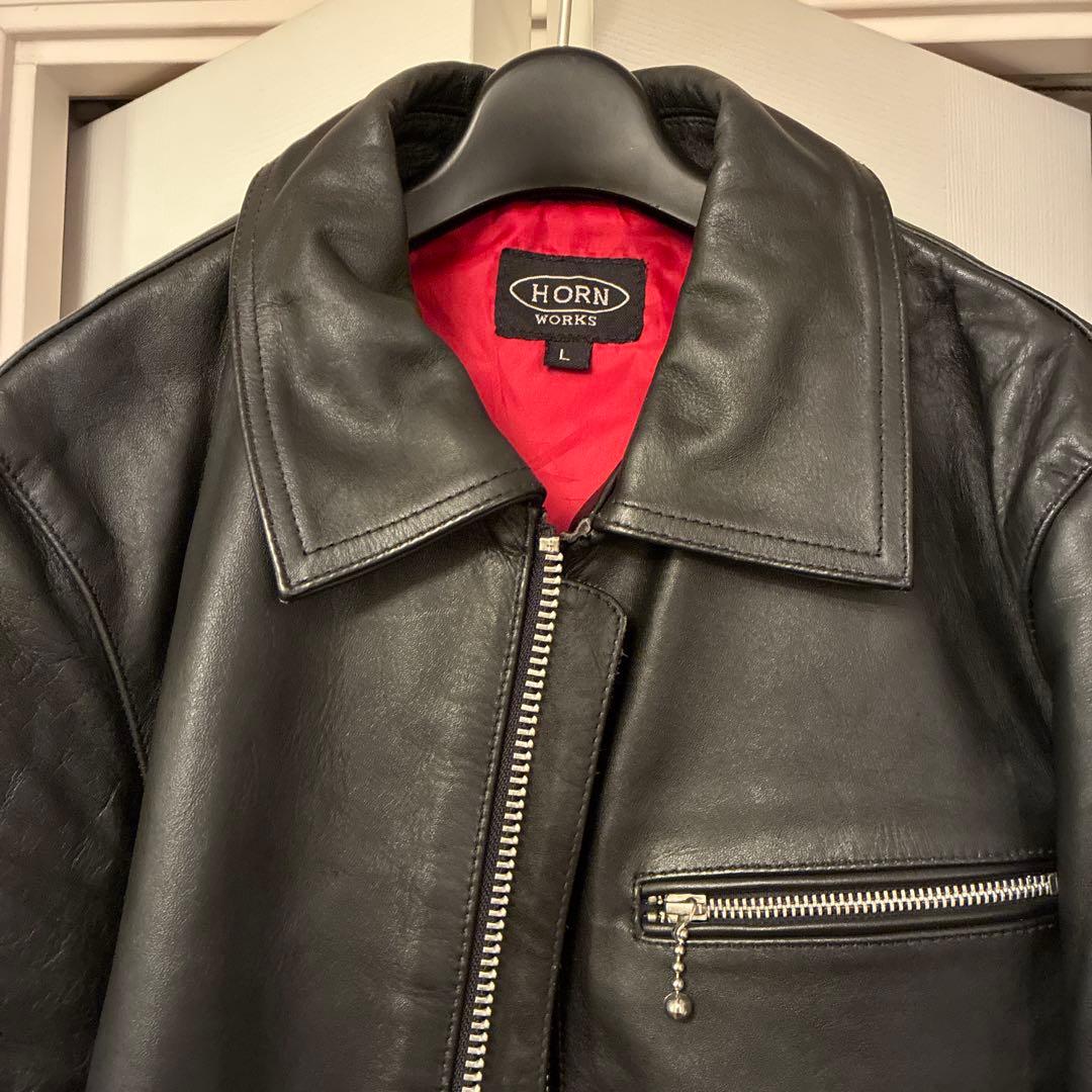 シングルライダースジャケット　ホーンワークス‼️値下げ‼️早い者勝ち
