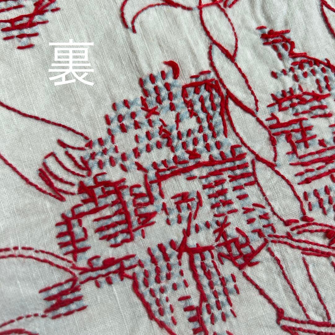 ドイツアンティーク　刺繍タペストリー