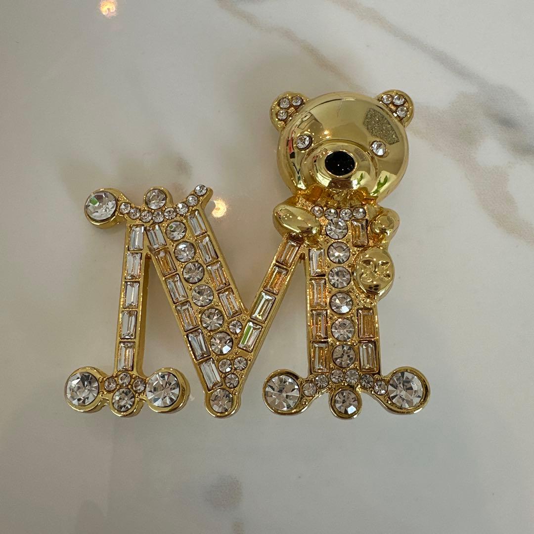入手困難Max Mara テディベア ブローチ