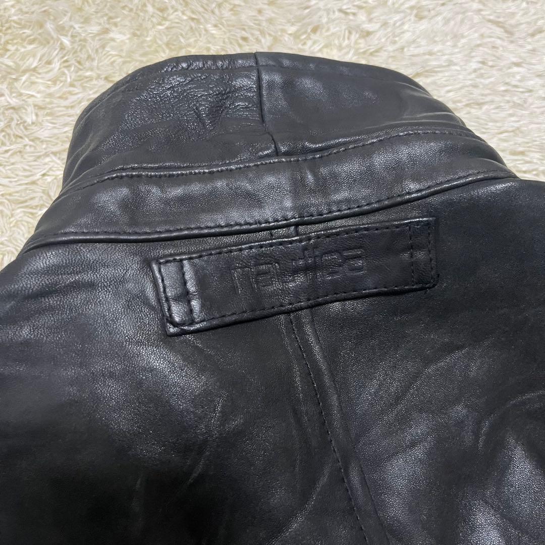 Nautica 名作 レザージャケット 90s　46　大きいサイズ　ノーティカ