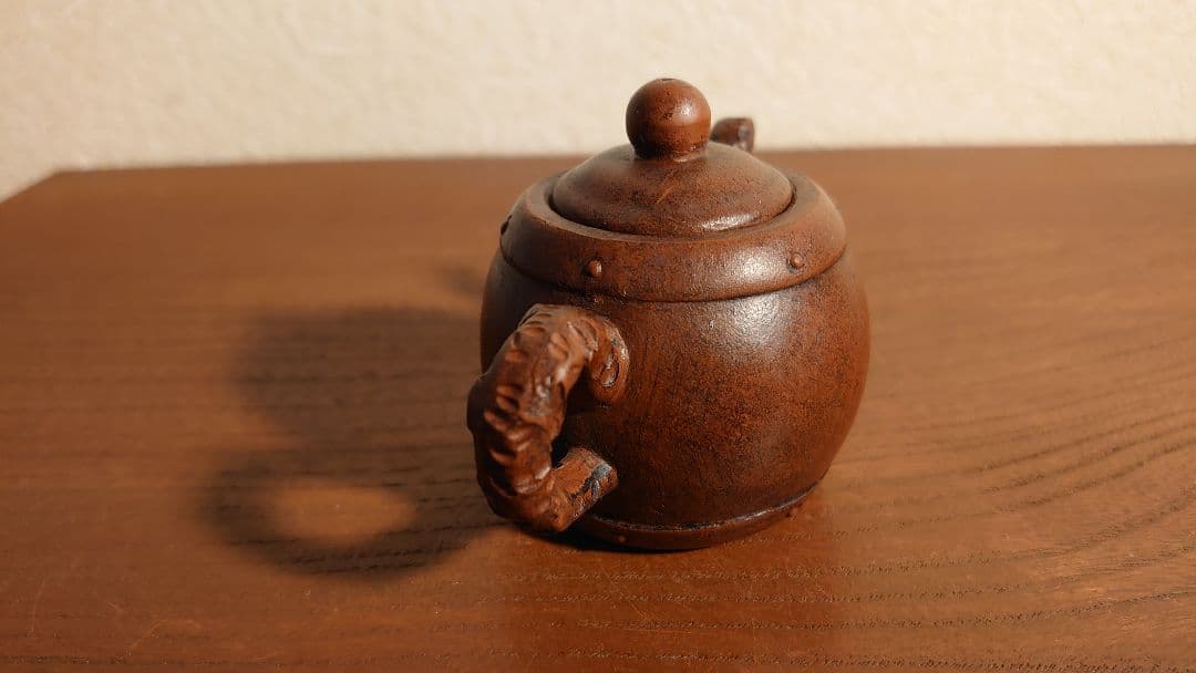 常滑　朱泥　中国美術　古玩　時代急須　１客