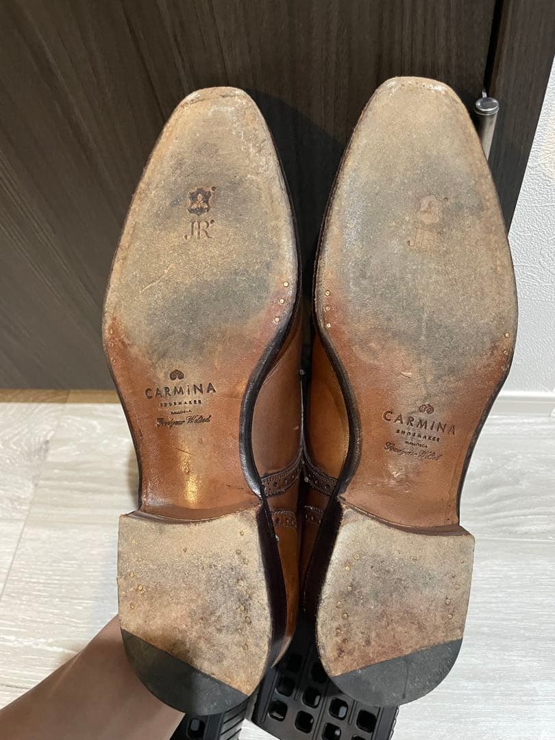 【サイズUK6】カルミナ　セミグローブ　ブラウン　ドレスシューズ　carmina
