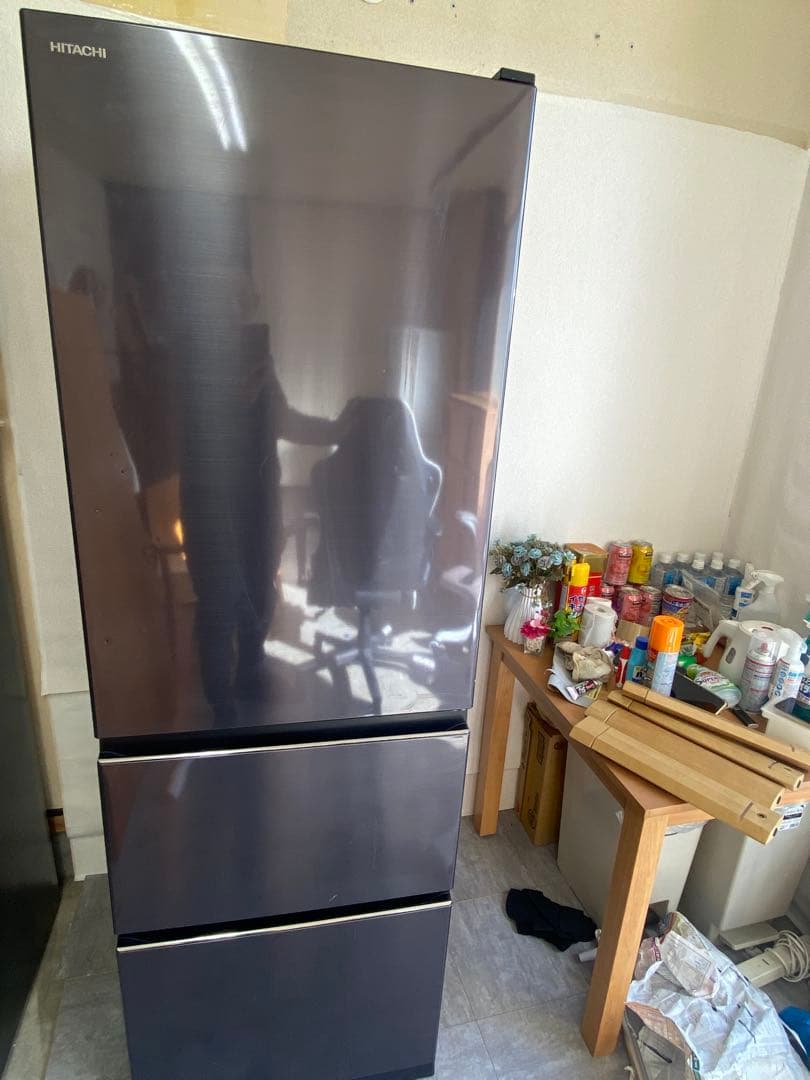 シルバー ブラック 冷蔵庫 大容量