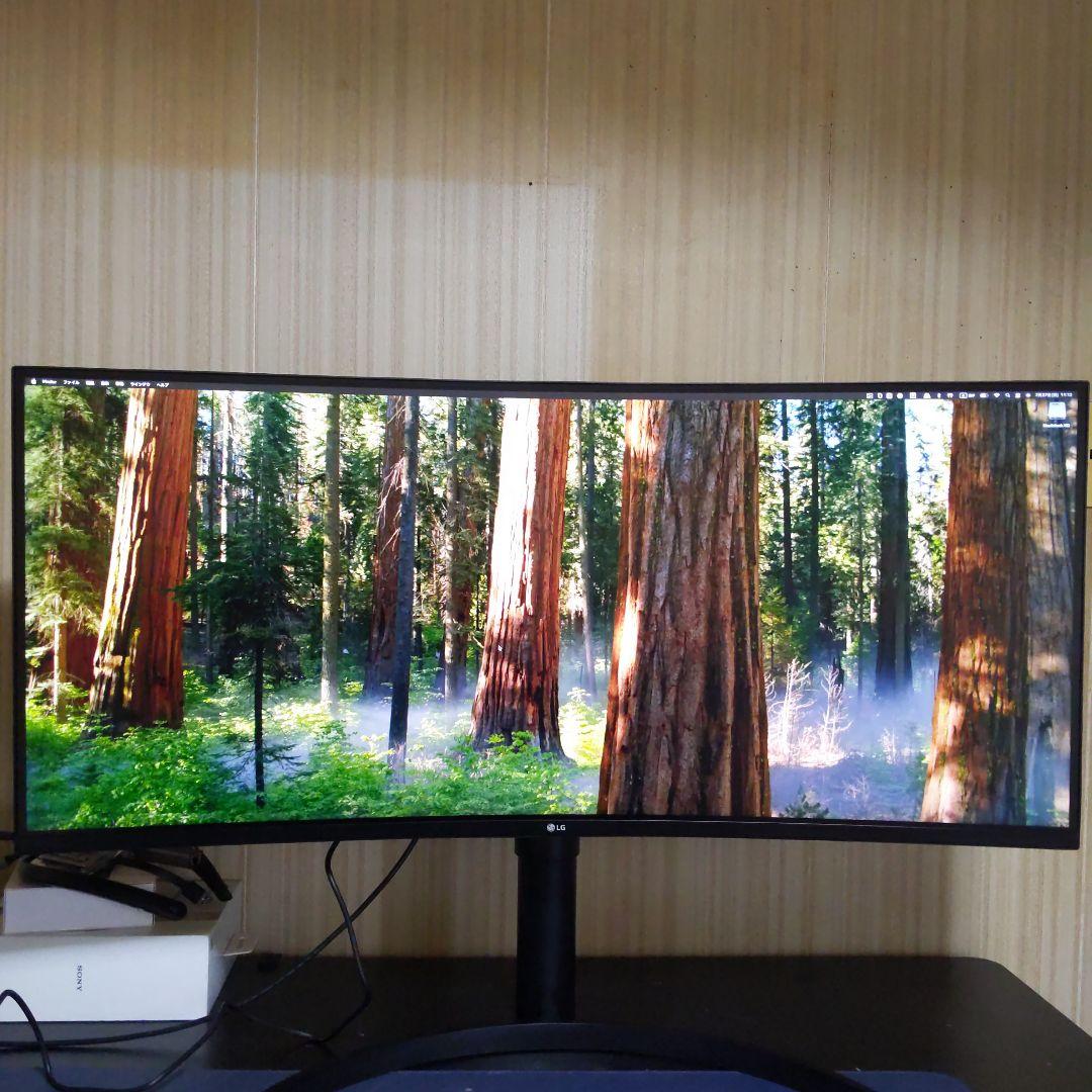 LG モニター 35WN75C-B 35インチ ウルトラワイド 曲面