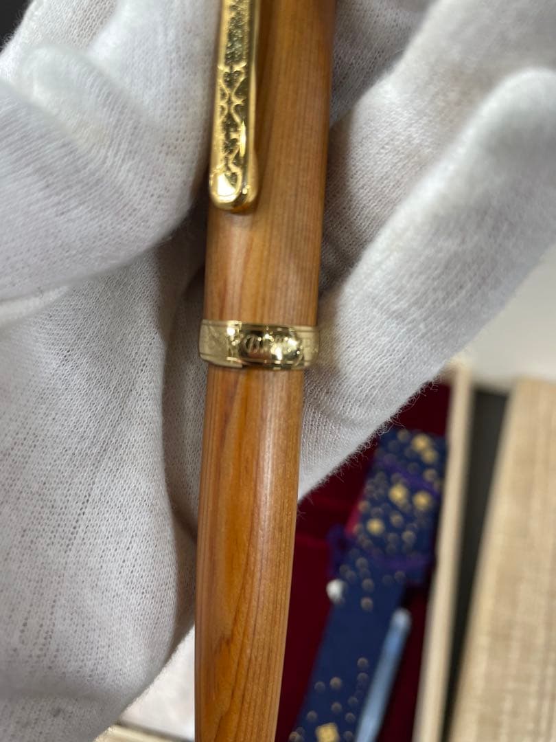 屋久杉万年筆 14K 桐箱付き PTB-50000Y #3776 CENTURY