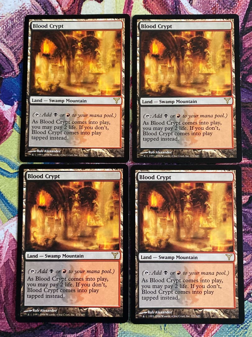 血の墓所　4枚セット　GPT