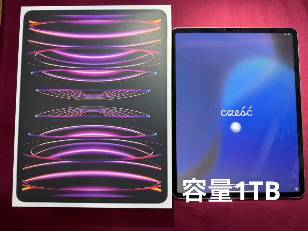 iPadPro12.9インチ(第6世代)1TB Wi-Fi クリアケース付き